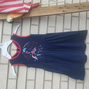 Marvel Kids Dress - Navy and Red